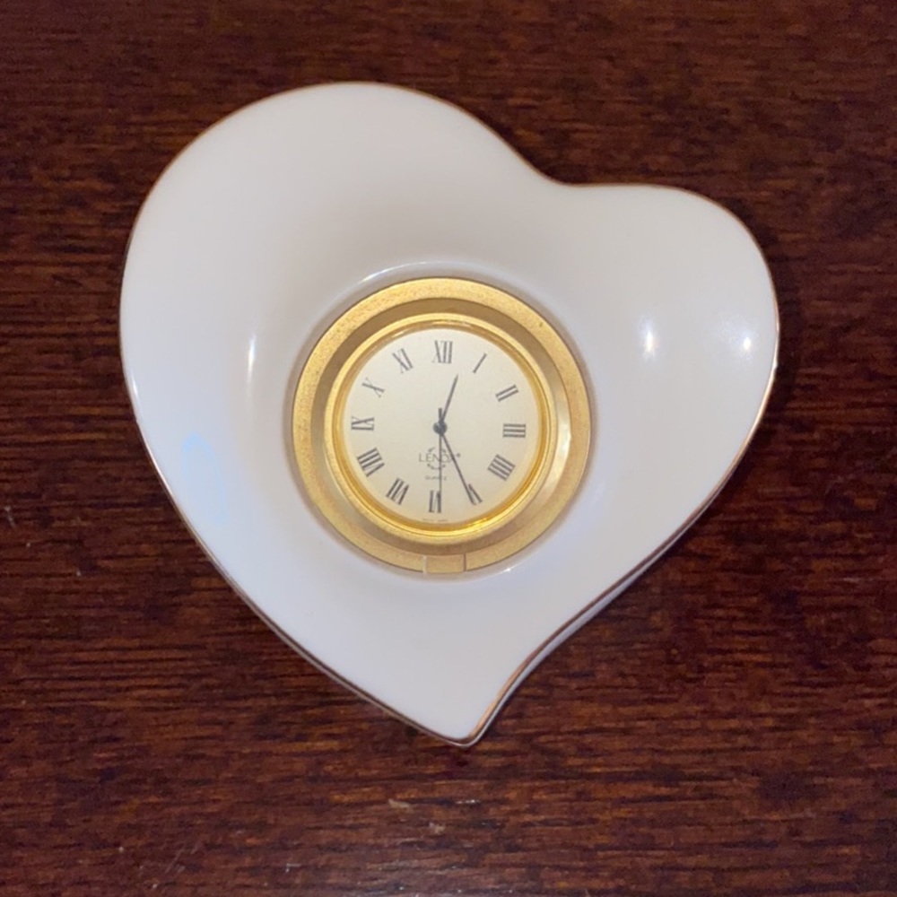 Lenox Heart Shaped Clock